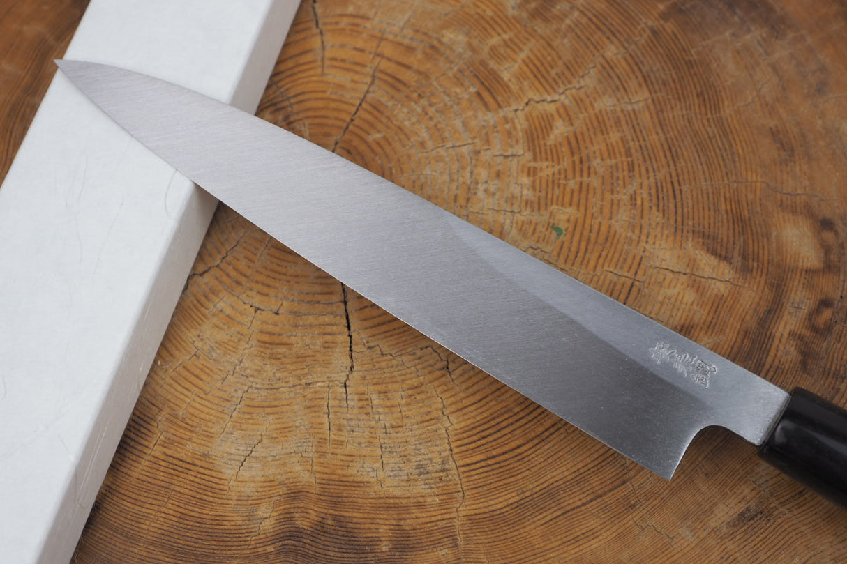 残心 Zan Shin White-2 Steel Sashimi Yanagiba Knife 18cm/24cm (including a wooden sheath)