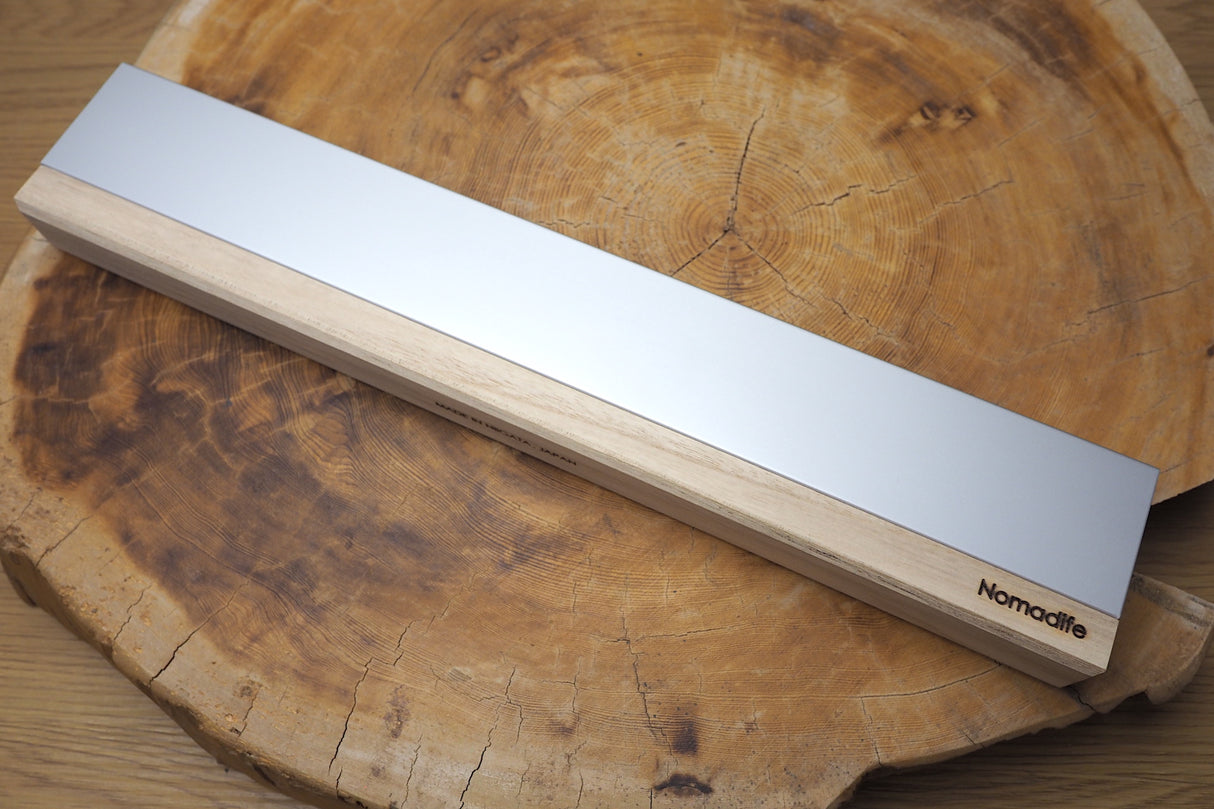 Nomadife Wooden Knife Case Silver  Medium