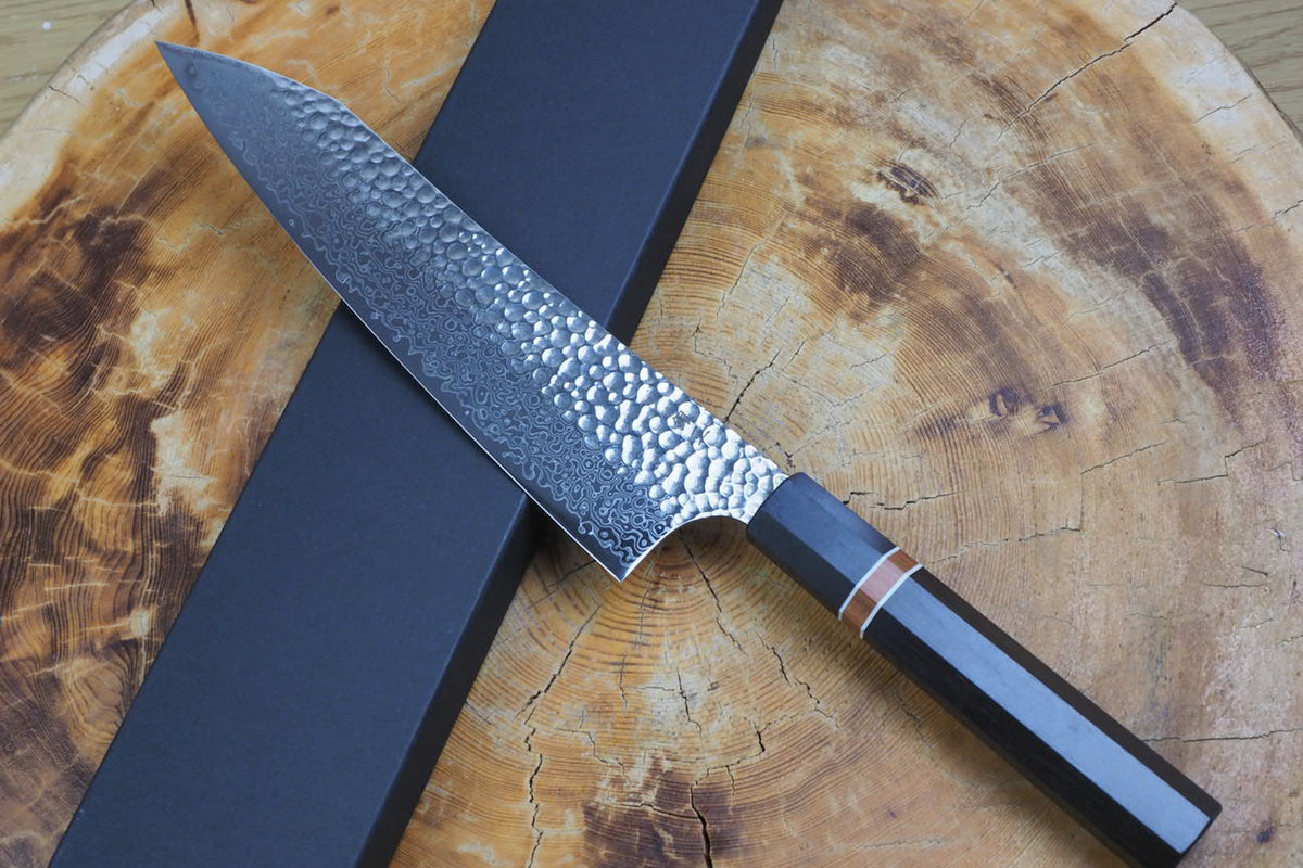残心 Zan Shin® San - Ginsan Silver-3 Steel Nickel Damascus Gyuto 21cm/24cm