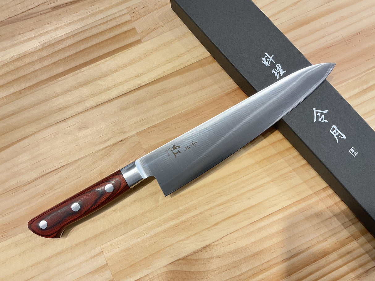 Reigetsu Kurenai AUS-8 Steel Gyuto 21cm