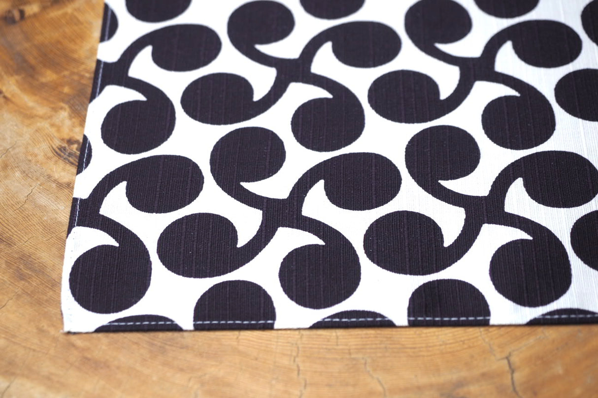 "Furoshiki" Wrapping Cloth - Isa Monyo Reversible New Sprout Purple/Blue (48cm x48cm)