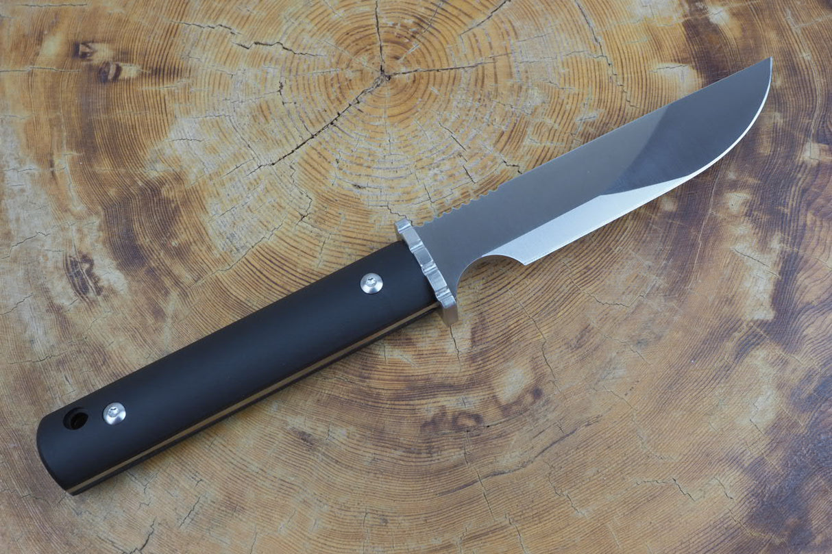 Outdoor Knife - Campin' Twin Chopper Fixed VG10 Steel with FRN Handle (Belt Clip Sheath Included)