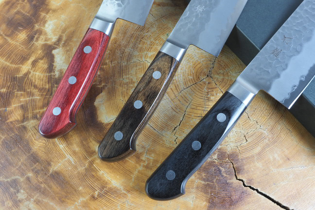 Ishizuchi (from Tosa) - Blue Super Kiritsuke (K-tip) Gyuto 21cm Western Handle