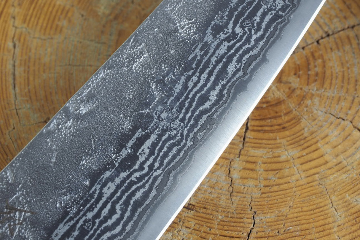 Ishizuchi (from Tosa) - Kasumi Damascus SW Steel Gyuto with Ebony handle 21cm