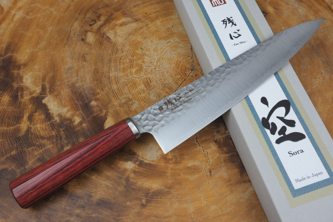 残心 Zan Shin SORA (from Seki) - VG10 Gyuto Chef's Knife Hammered