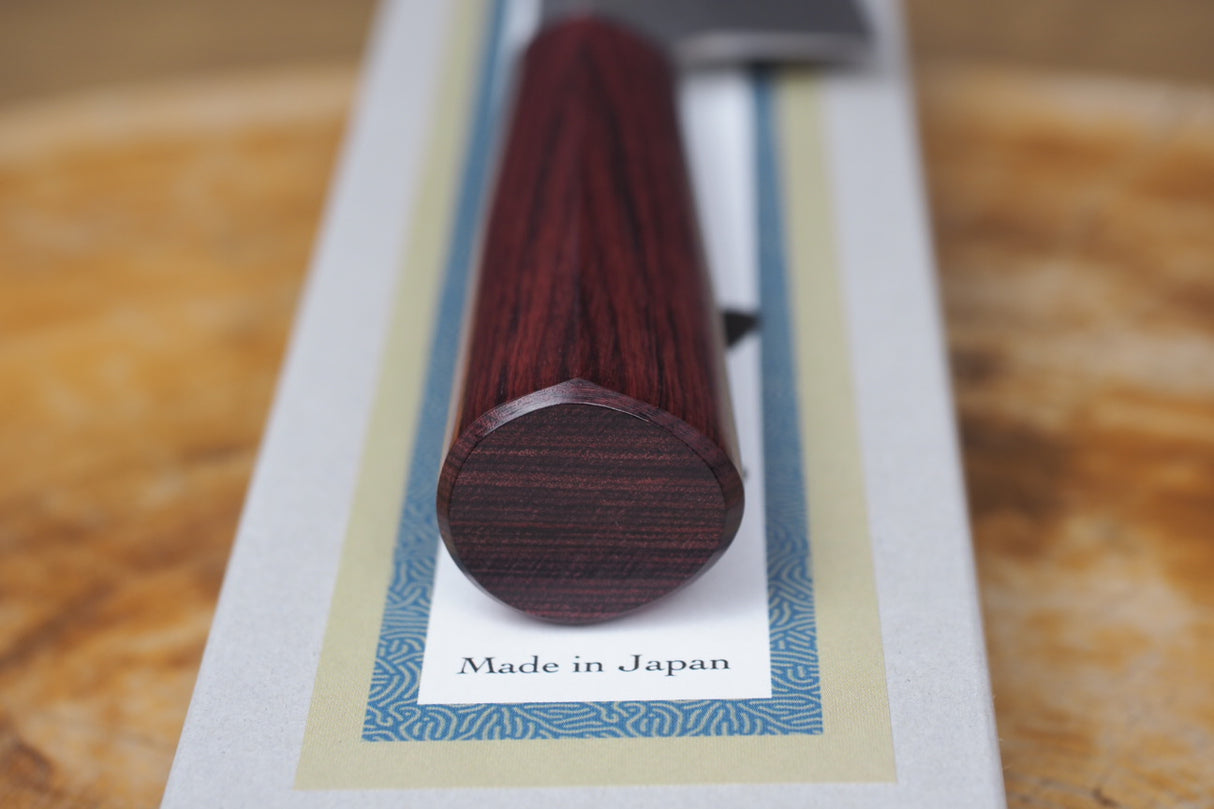 残心 Zan Shin SORA (from Seki) - VG10 Gyuto Chef's Knife Hammered Finish 20cm with Red Laminated Plywood Handle
