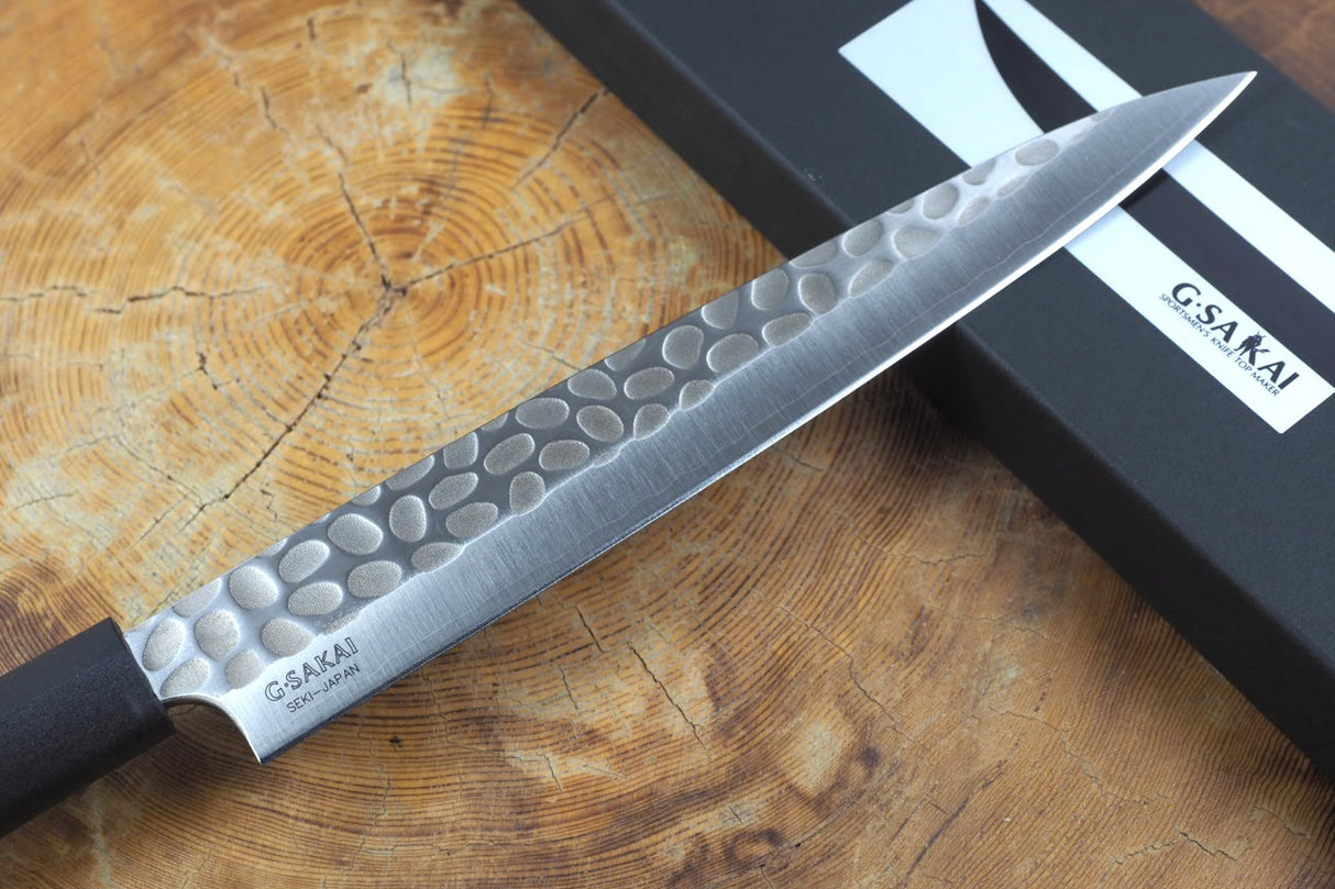 Bosen Sashimi knife 21cm VG-1 with Brown Pakkawood handle