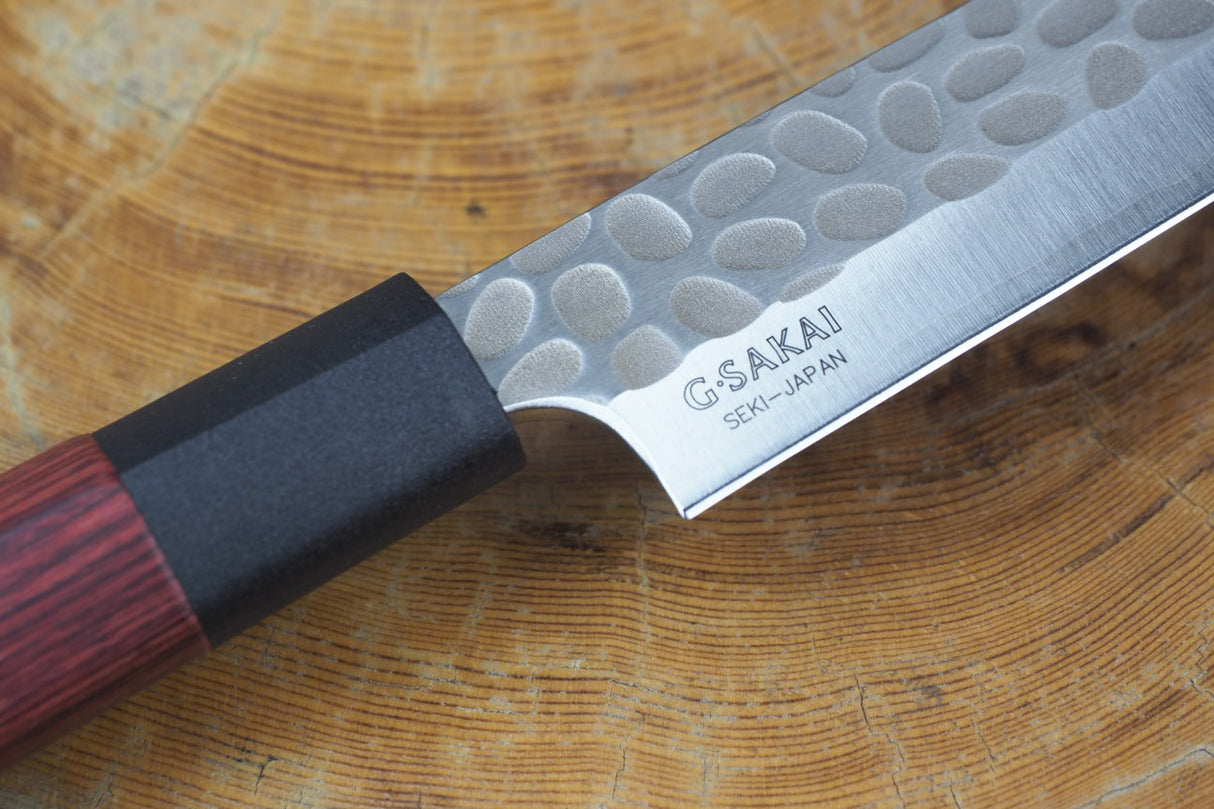 Bosen Sashimi knife 21cm VG-1 with Brown Pakkawood handle