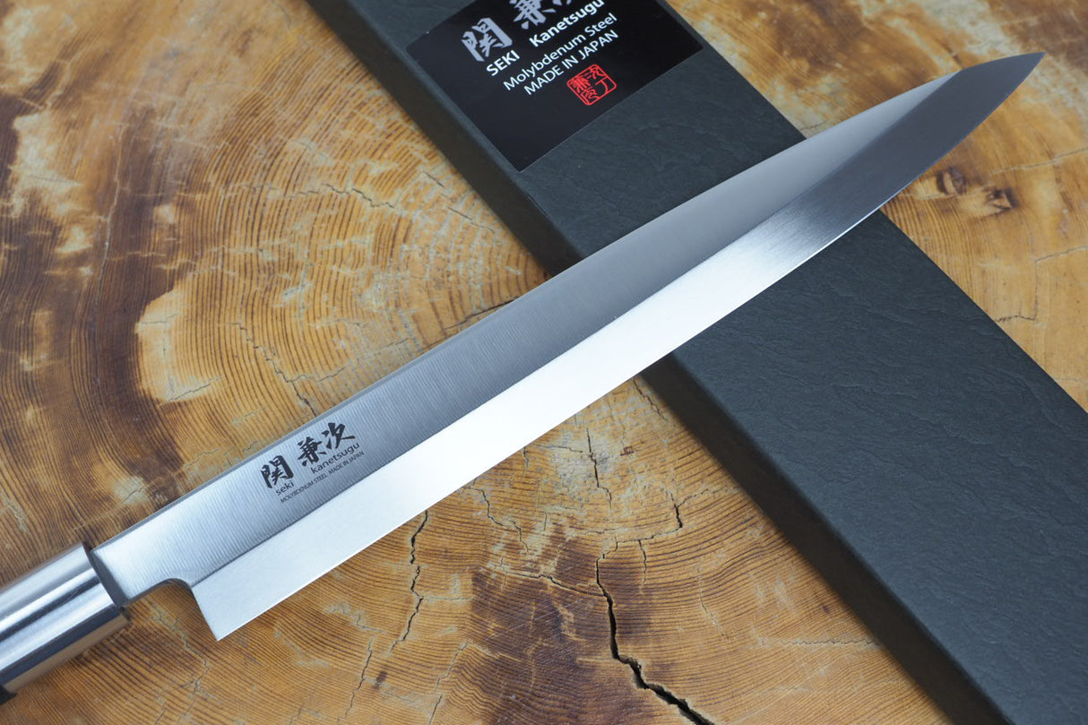Seki Kanetsugu - Molybdenum Stainless Steel Sashimi Yanagiba Knife 24cm