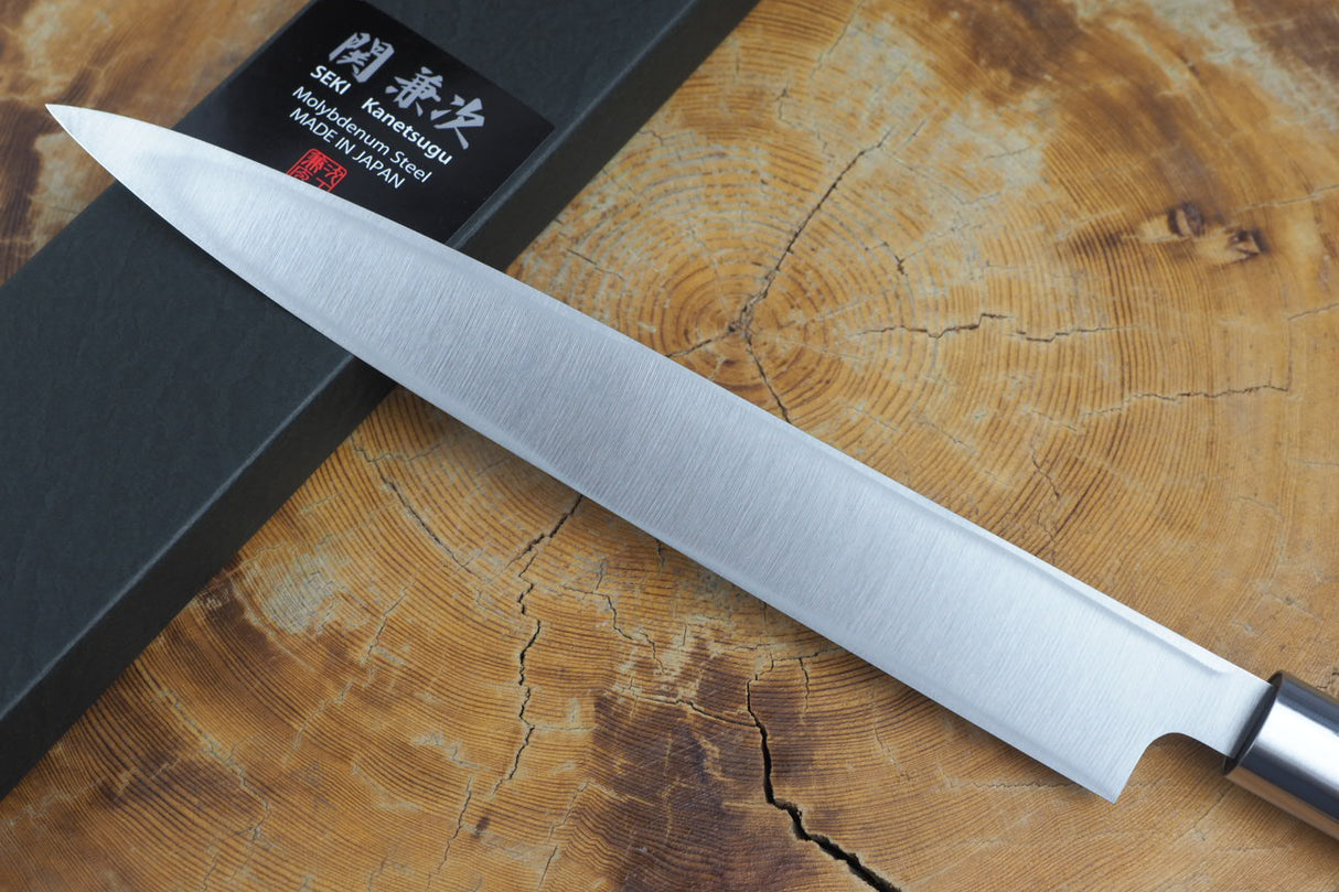 Seki Kanetsugu - Molybdenum Stainless Steel Sashimi Yanagiba Knife 24cm