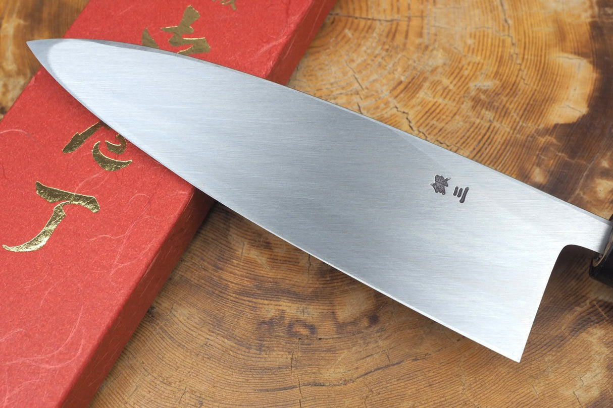 Sakai Jikko "Ginsan" Silver-3 Steel Deba Fish Filleting Knife 18cm