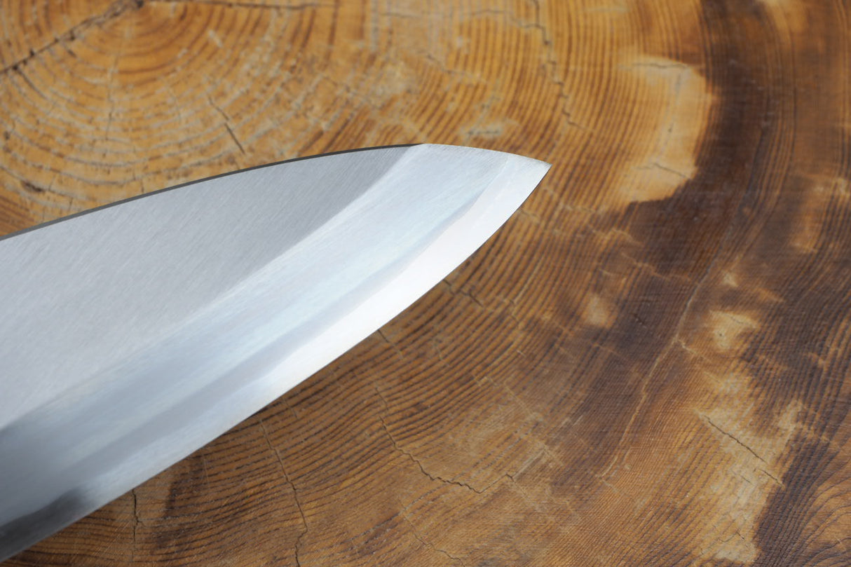 Sakai Jikko "Ginsan" Silver-3 Steel Deba Fish Filleting Knife 18cm