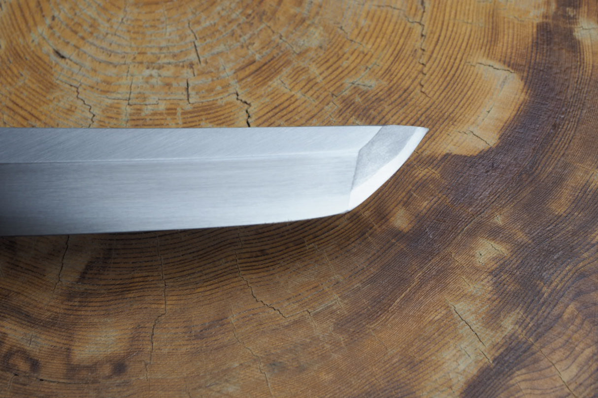 Sakai Jikko "Shikou" Ginsan Silver-3 Steel Sakimaru Sashimi Knife 27cm Turquoise-Colour handle