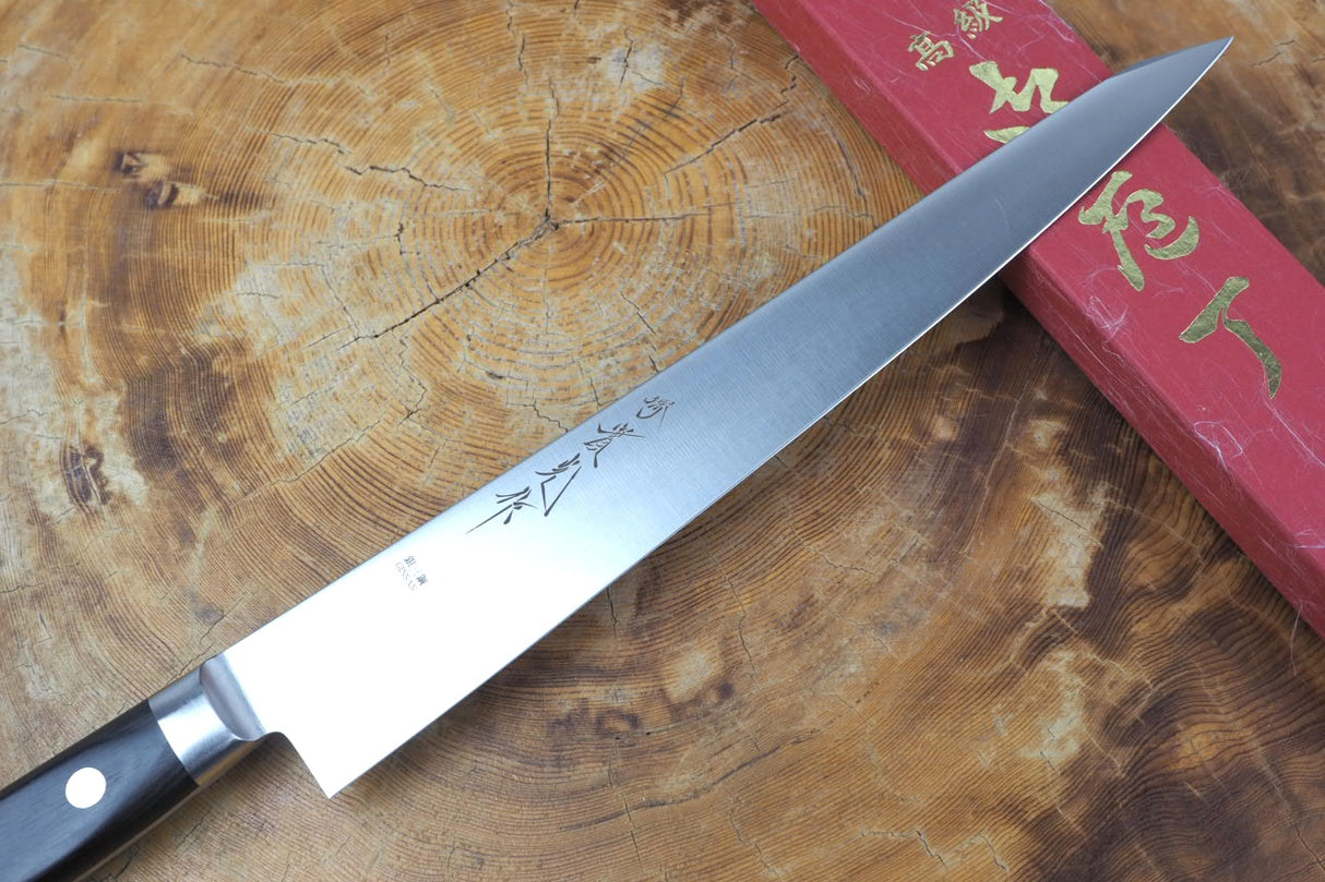 Sakai Jikko "Ginsan" Silver 3 Steel Kiritsuke (K-tip) Sujihiki Slicer/Carving knife (26cm)