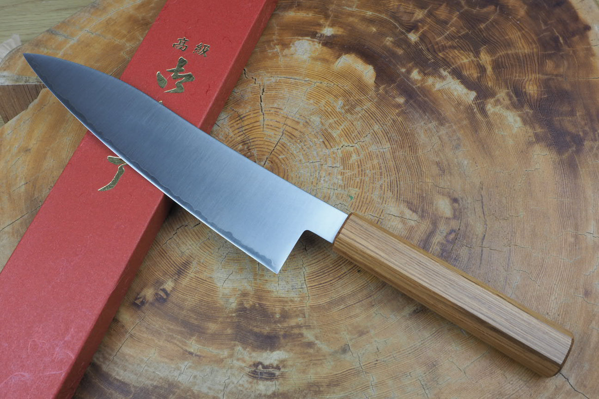 Sakai Jikko "Loco" Wa-Gyuto Chef's Knife VG10 Core Japanese Oak Handle (21cm/24cm)