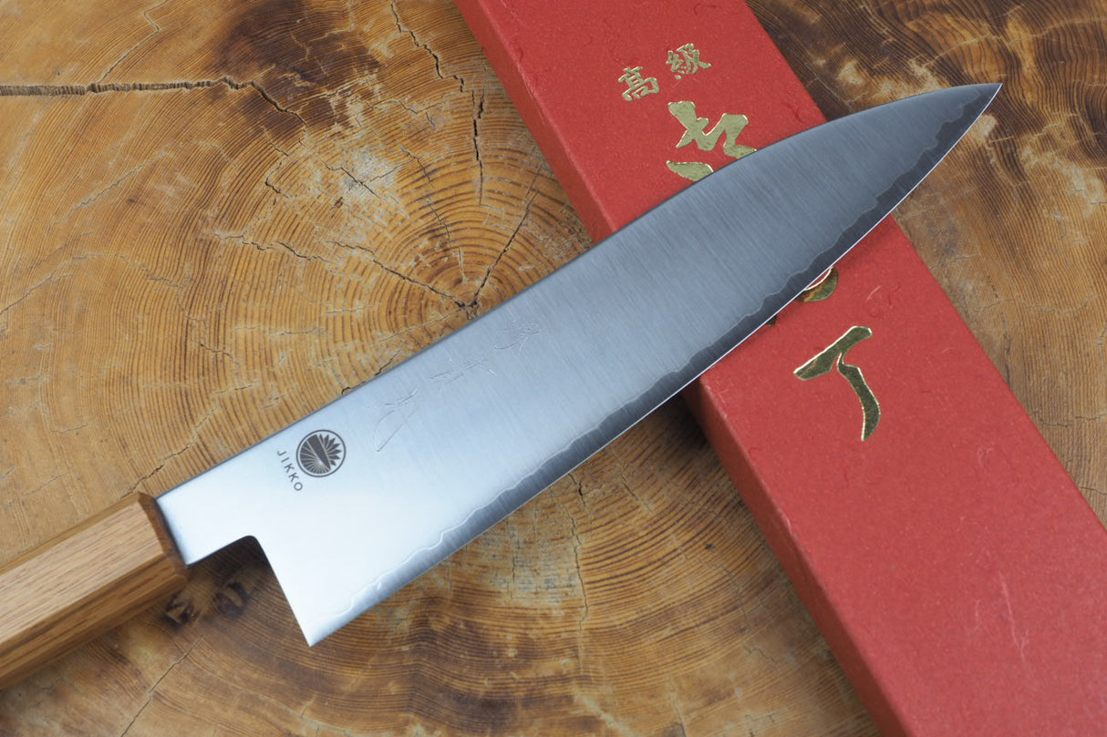 Sakai Jikko "Loco" Wa-Gyuto Chef's Knife VG10 Core Japanese Oak Handle (21cm/24cm)