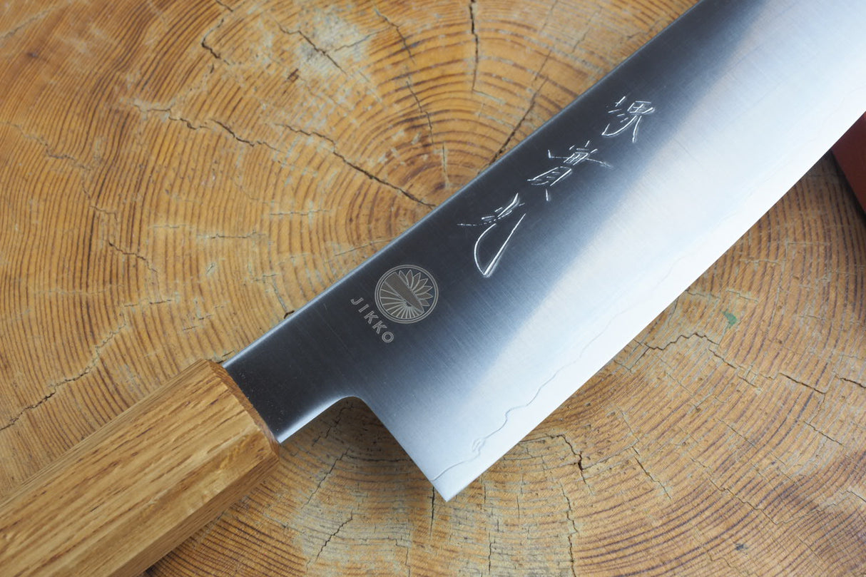 Sakai Jikko "Loco" Wa-Santoku Knife VG10 Core Japanese Oak Handle (16.5cm)