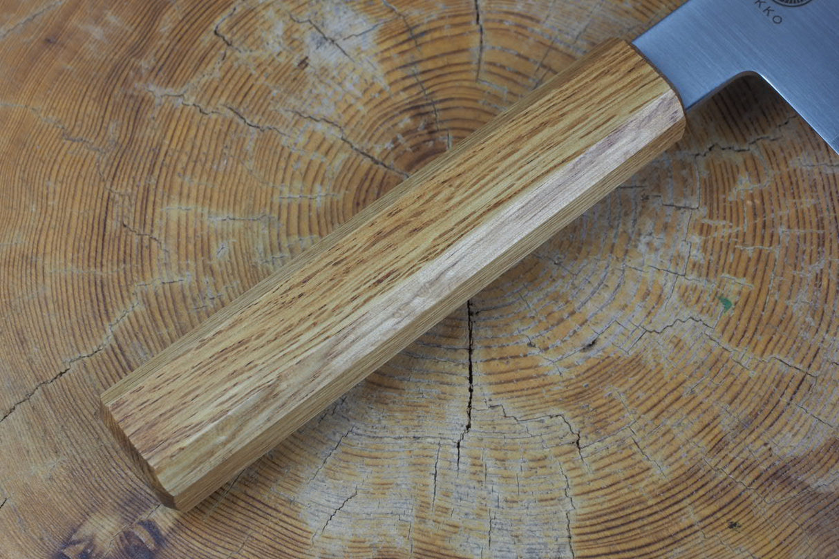 Sakai Jikko "Loco" Wa-Santoku Knife VG10 Core Japanese Oak Handle (16.5cm)
