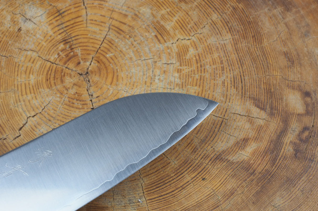 Sakai Jikko "Loco" Wa-Santoku Knife VG10 Core Japanese Oak Handle (16.5cm)