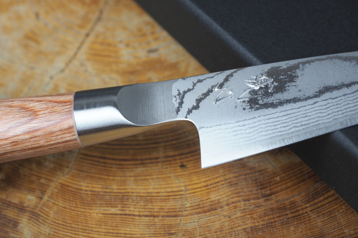 Kamo Knives - Hand Forged VG10 Damascus Paring Knife 8cm