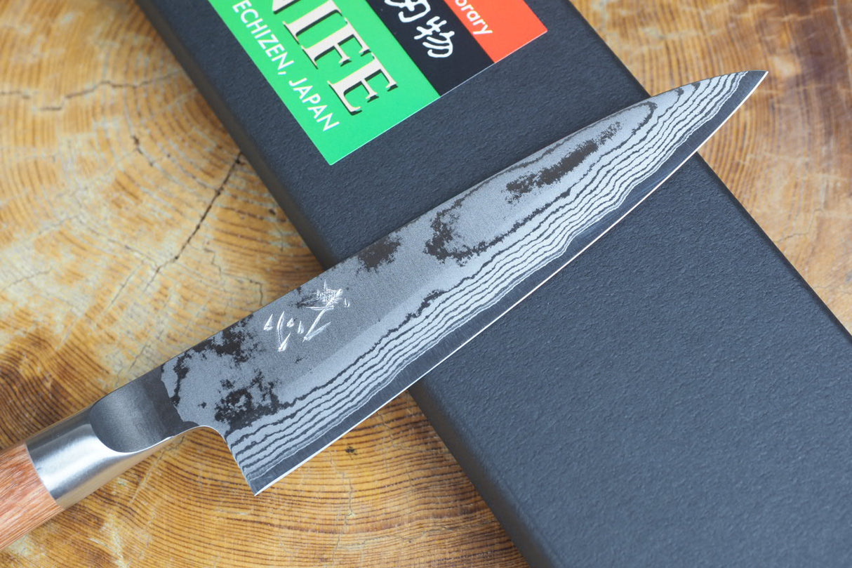 Kamo Knives - Hand Forged VG10 Damascus Petty Knife 12cm