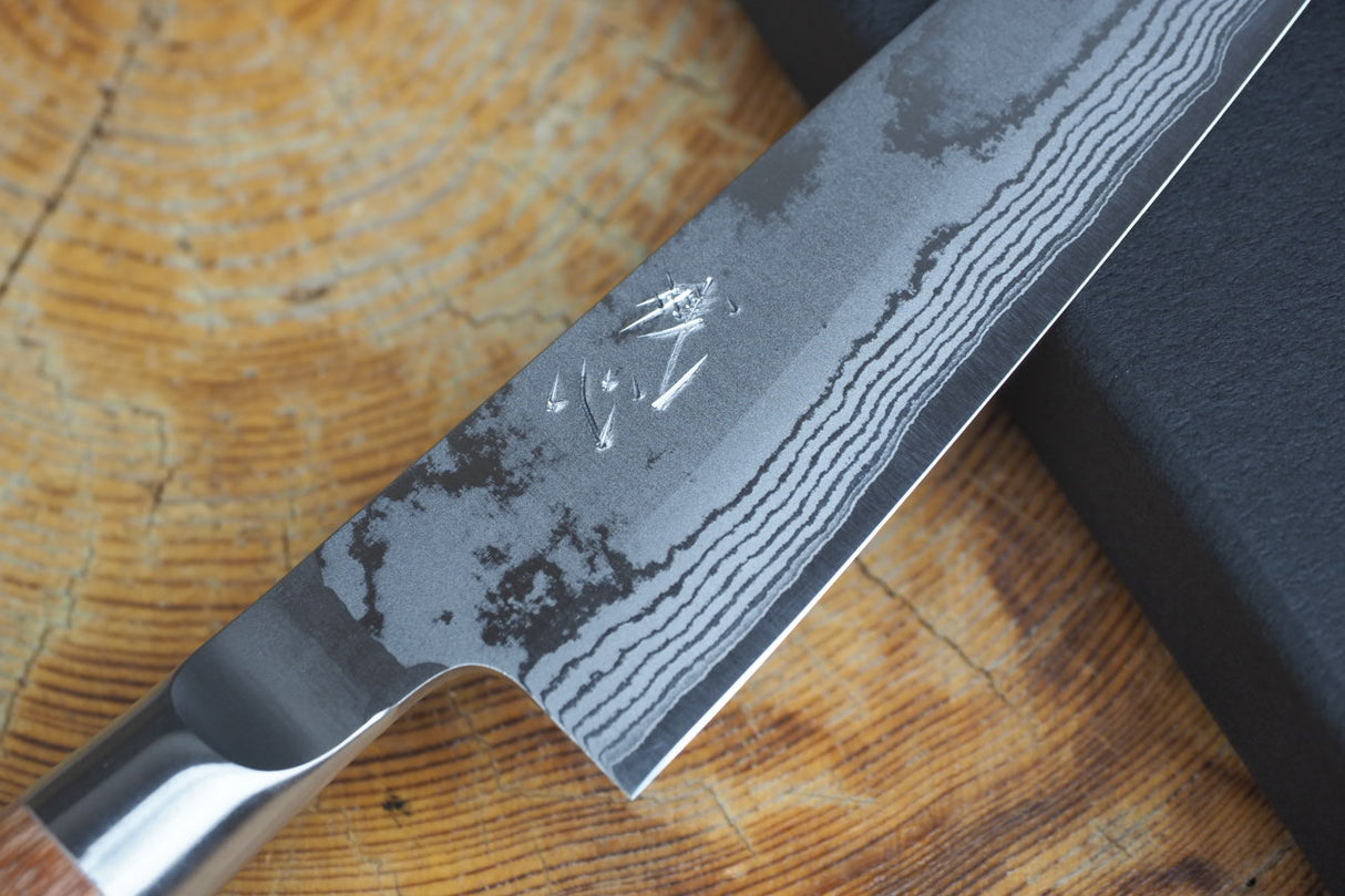 Kamo Knives - Hand Forged VG10 Damascus Petty Knife 12cm