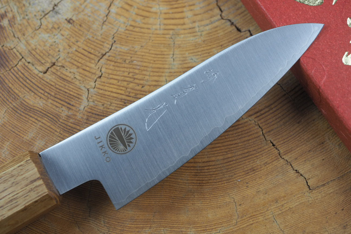 Sakai Jikko "Loco" Wa-Paring Knife VG10 Core Japanese Oak Handle (9cm)