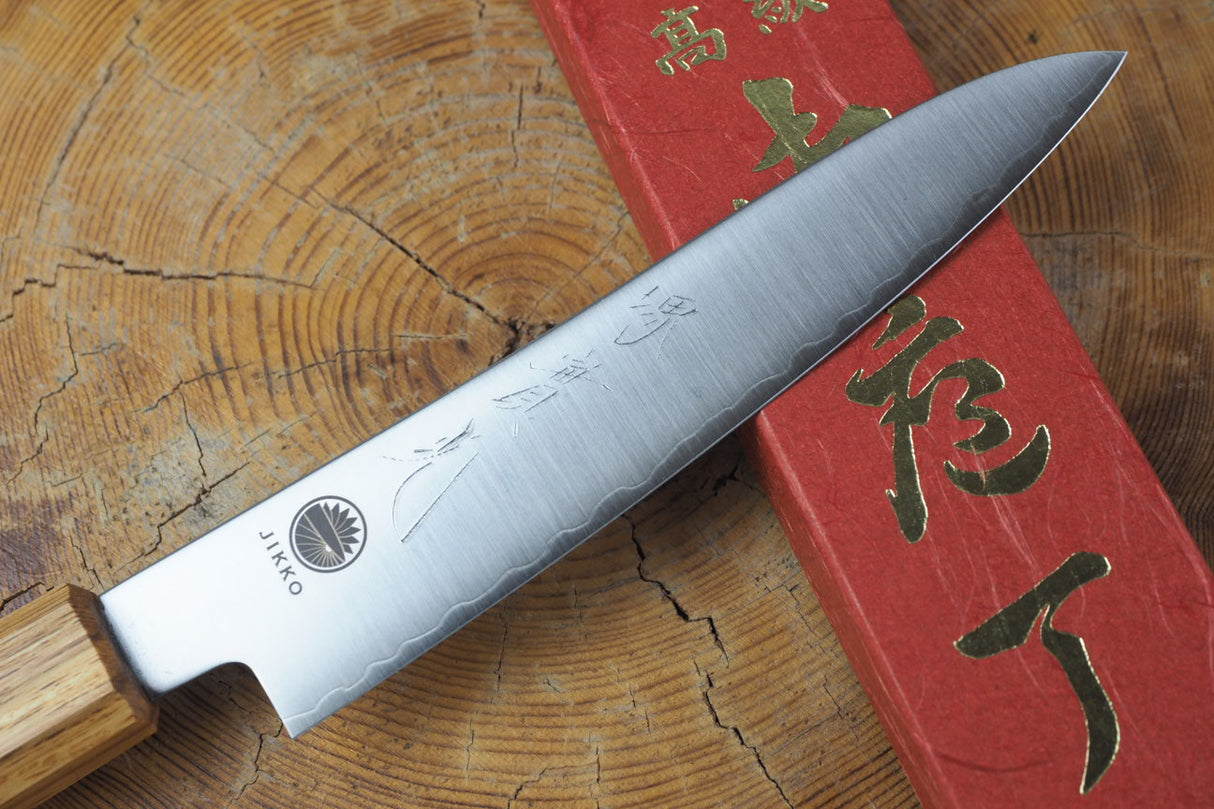 Sakai Jikko "Loco" Wa-Petty Knife VG10 Core Japanese Oak Handle (13.5cm)