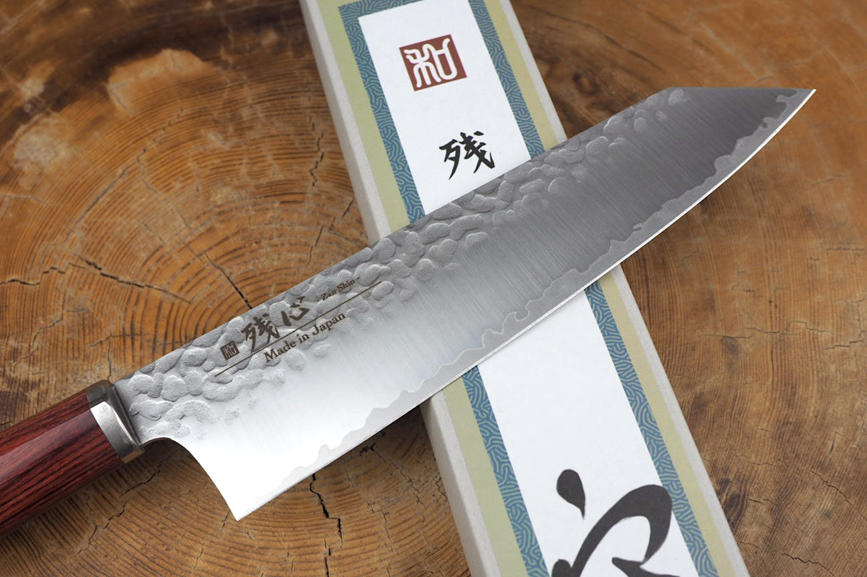Zan Shin SORA Red 3 knife set - VG10 Gyuto (20cm), Bunka (18cm) and Petty (12cm)