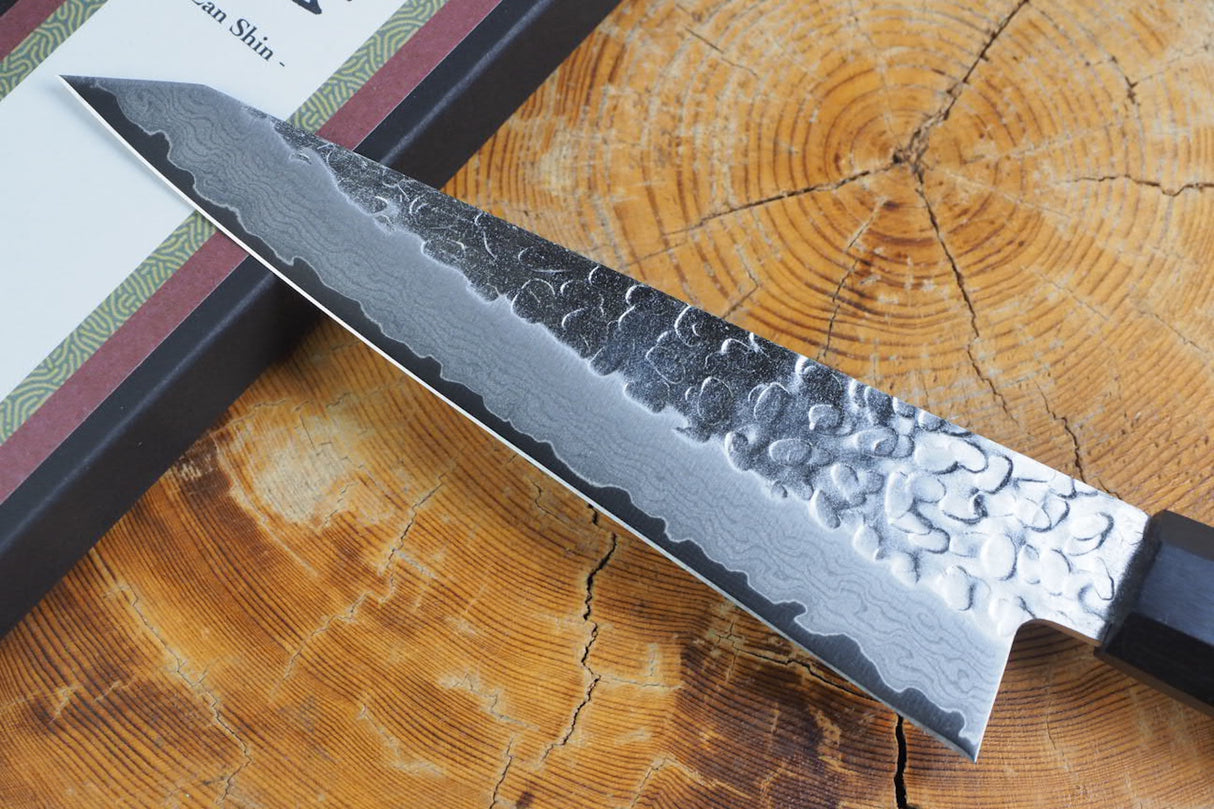 残心 Zan Shin® Akatsuki (from Seki) - VG10 Kiritsuke (K-tip) Petty 15cm (honesuki style)