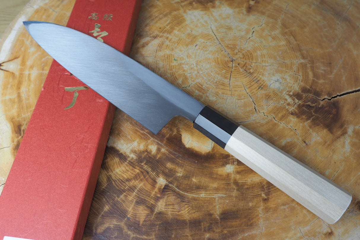 Sakai Jikko "Arata" Single Edge Wa-Santoku White-2 Steel 18cm (for right handed users)
