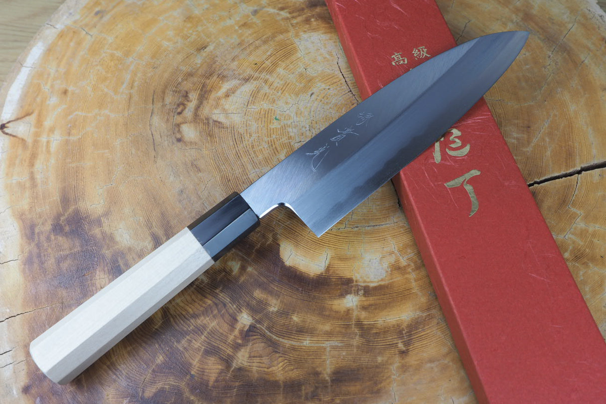 Sakai Jikko "Arata" Single Edge Wa-Santoku White-2 Steel 18cm (for right handed users)