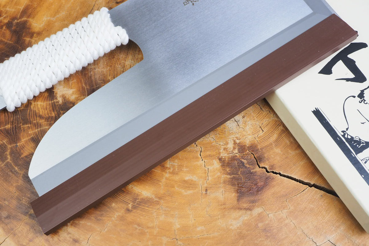 Blue-2 Carbon Steel Noodle Cutting Knife (Menkiri) 30cm