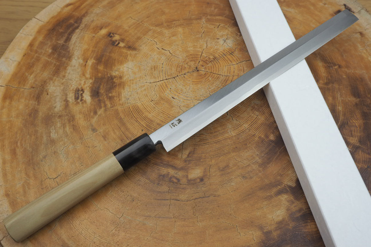 残心 Zan Shin White-2 Steel Sashimi Takohiki Knife 24cm