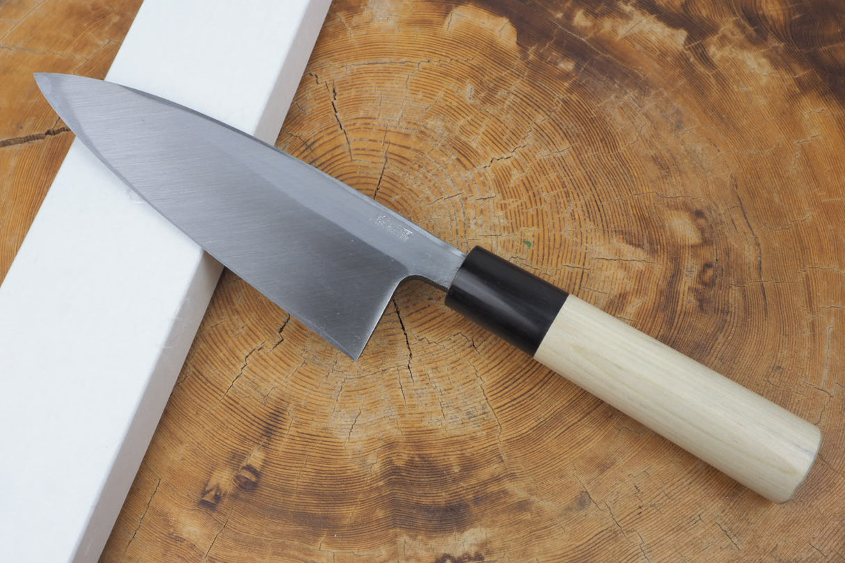 残心 Zan Shin White-2 Steel Deba Knife 13.5cm/15cm (including a wooden sheath)