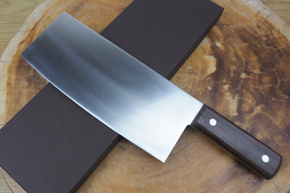 Houei AUS-8 Stainless Chinese Cleaver 22cm with Rosewood Handle