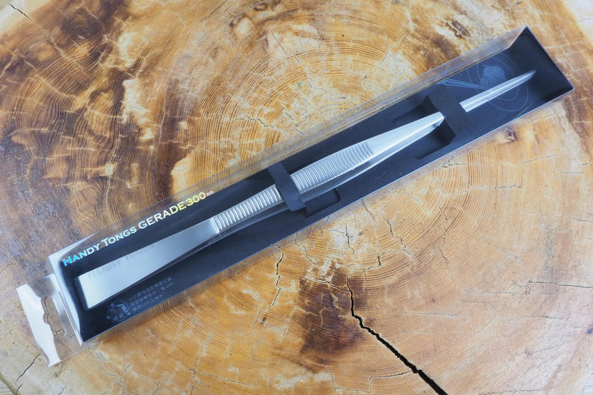 KD Glade Handy Tongs (Stainless) 300mm