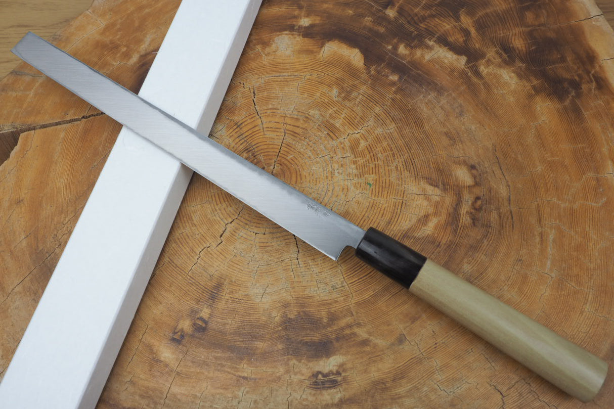 残心 Zan Shin White-2 Steel Sashimi Takohiki Knife 24cm