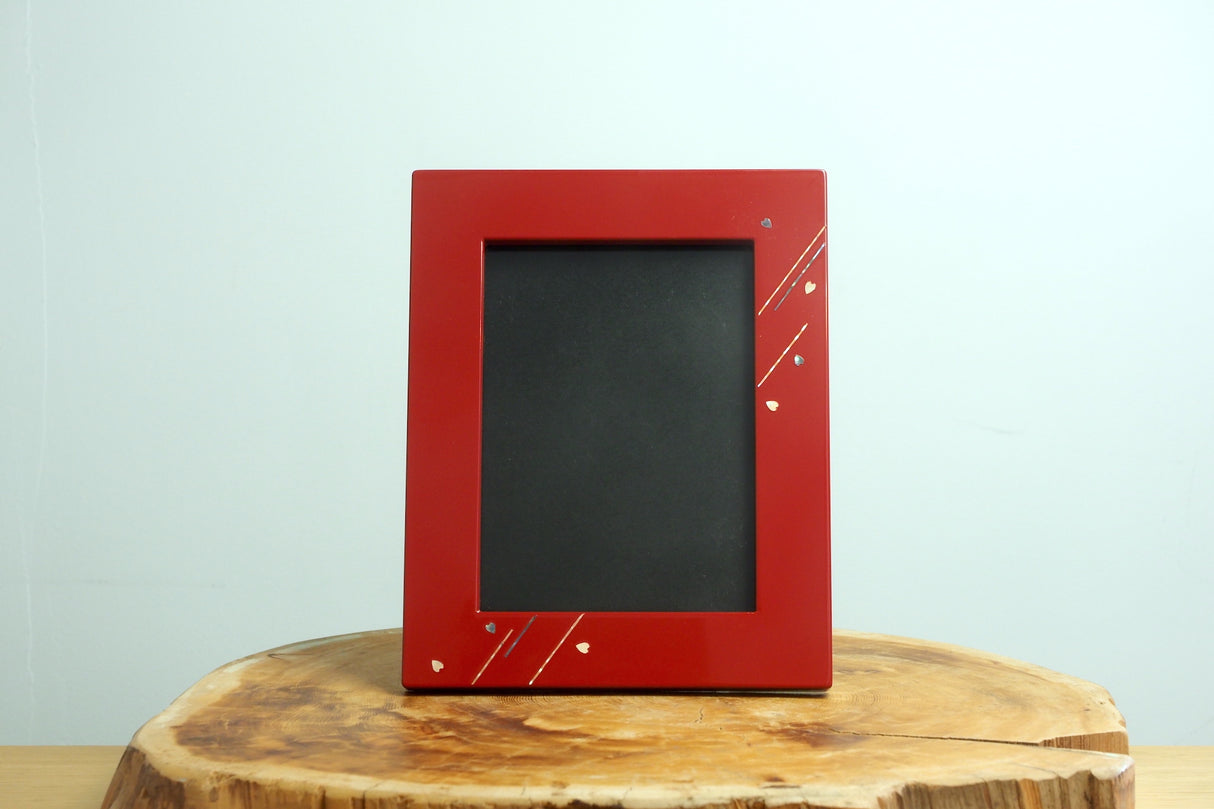 Raden Lacquer Photo Stand - Cherry Blossom Pattern (25x20x1.5cm)