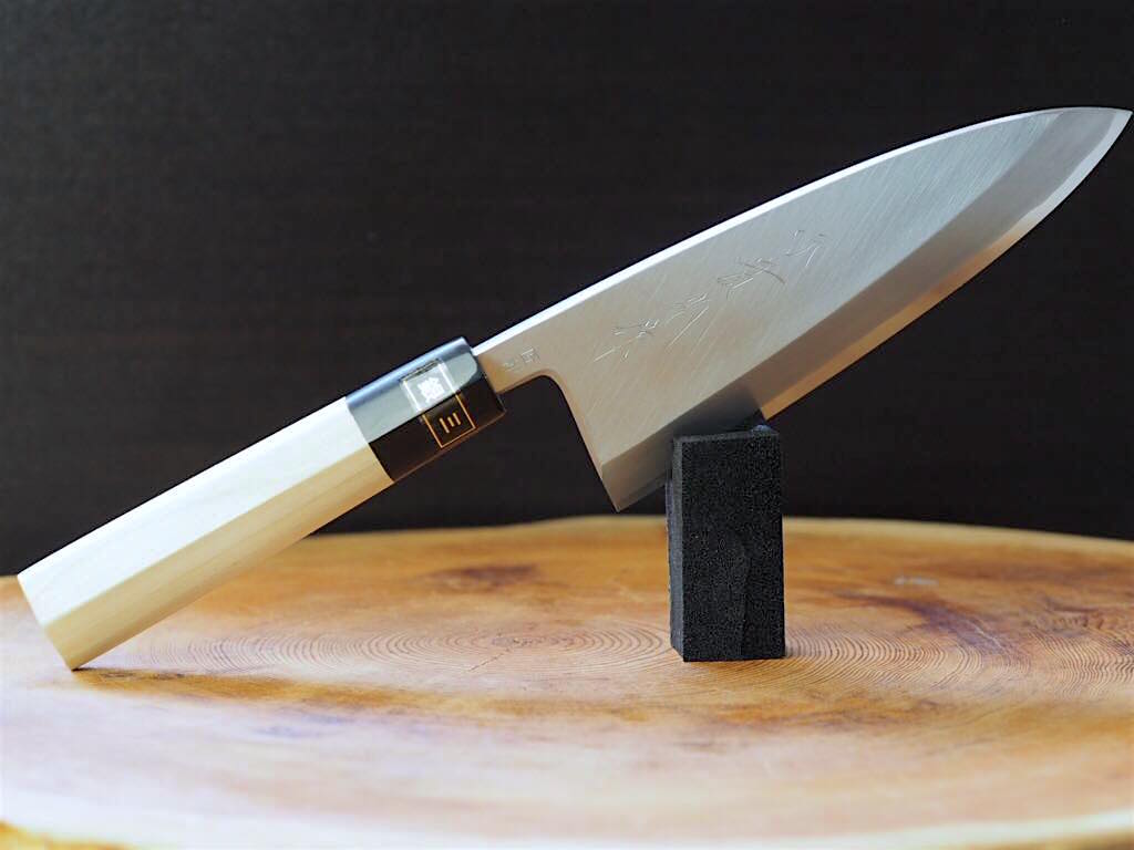 Sakai Jikko "Ginsan" Silver-3 Steel Deba Fish Filleting Knife 18cm