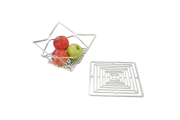 Nousaku - KAGO Bendable Tin Basket - Square L