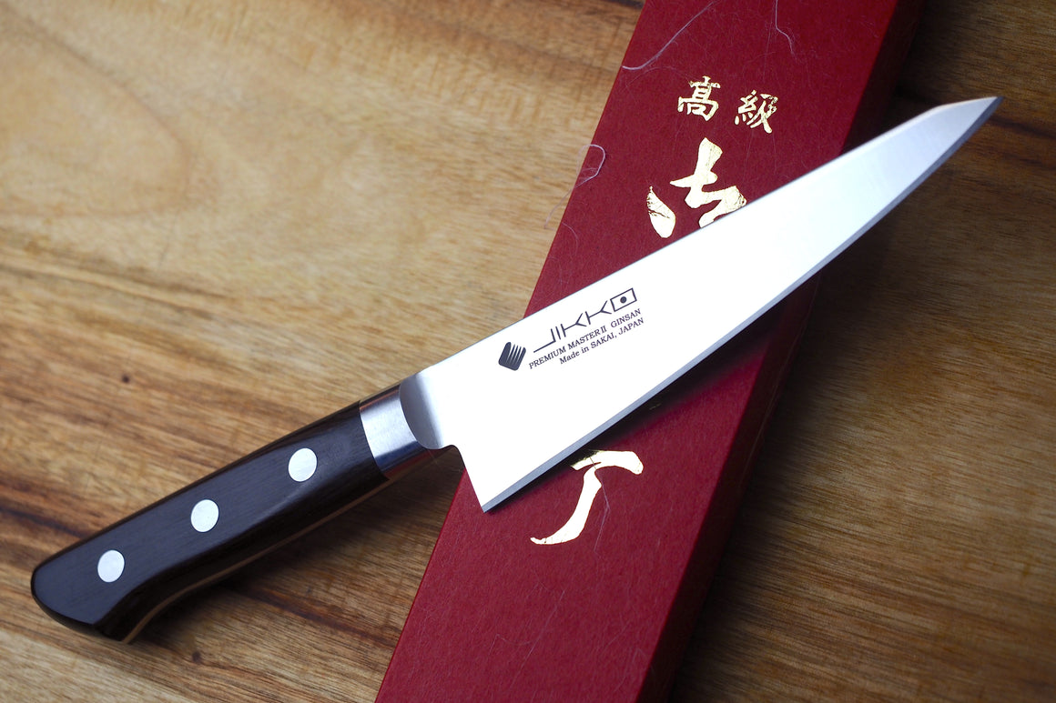 Sakai Jikko Premium Master II Ginsan - Silver3 steel - boning knife (Honesuki-kaku)