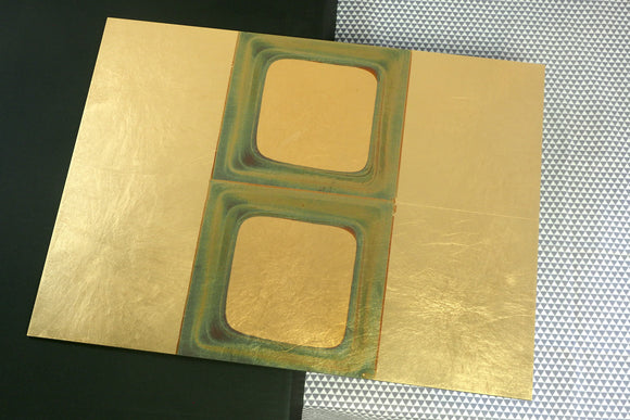 Placemat "Kodai-Haku" Gold Gradation (40x30x3cm)