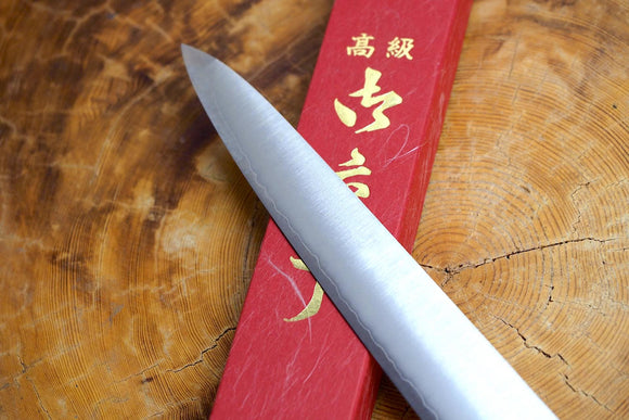 Sakai Jikko "Ginsan" Silver 3 Steel Wa-Sujihiki Slicer/Carving knife (30cm)