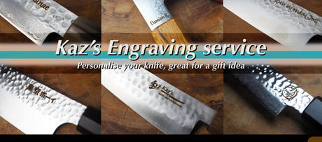 How to get Engraving service at Kaz's
