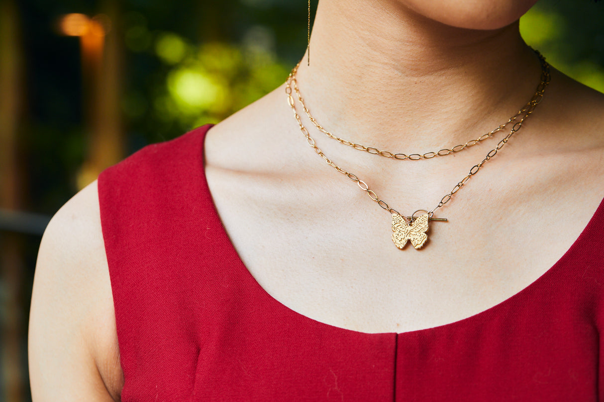 Hakuichi - Necklace - Butterfly