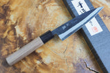 Ishizuchi (from Tosa) - Blue-2 Carbon Steel Kurouchi Koyanagi Knife (13.5cm)