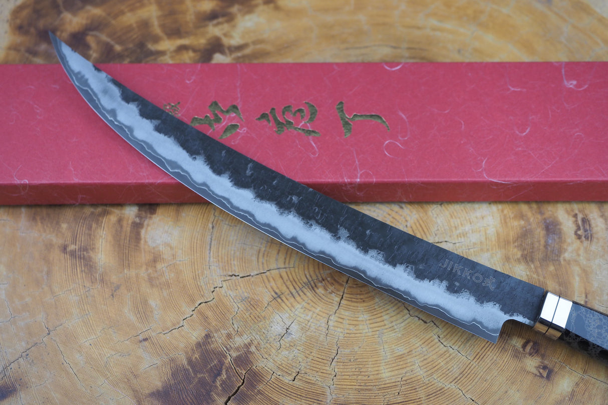 Sakai Jikko "Jikko Shiki Nikukiri" Sujihiki Slicer/Carving Knife Blue super steel (24cm/27cm)