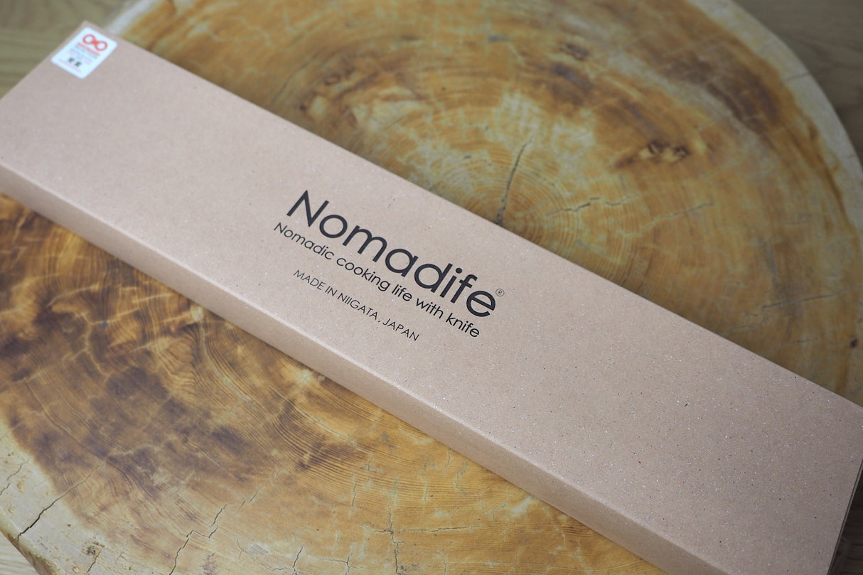 Nomadife Wooden Knife Case Silver  Medium