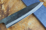 Tosa Tadayoshi (from Tosa) - Hand Forged Kurouchi White-1 steel Gyuto with Japanese Oak handle(21cm/24cm)